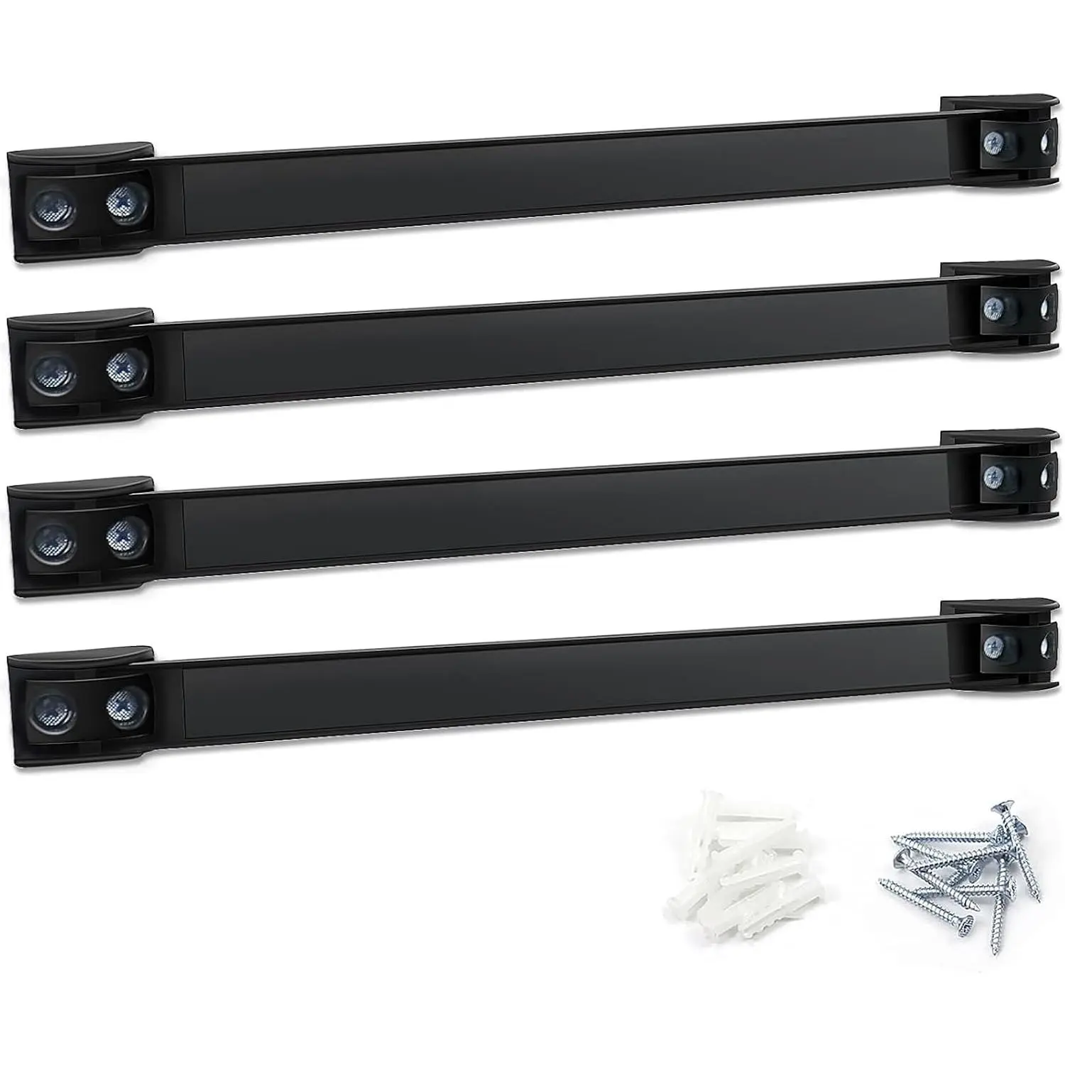 Heavy Duty  Tool Holder, 4 Pack 12" Wall Mount Organizer | Space-saving  Strip,   Holder, Screwdrivers, Wrenches, Pliers, Garage and kitchen Organization