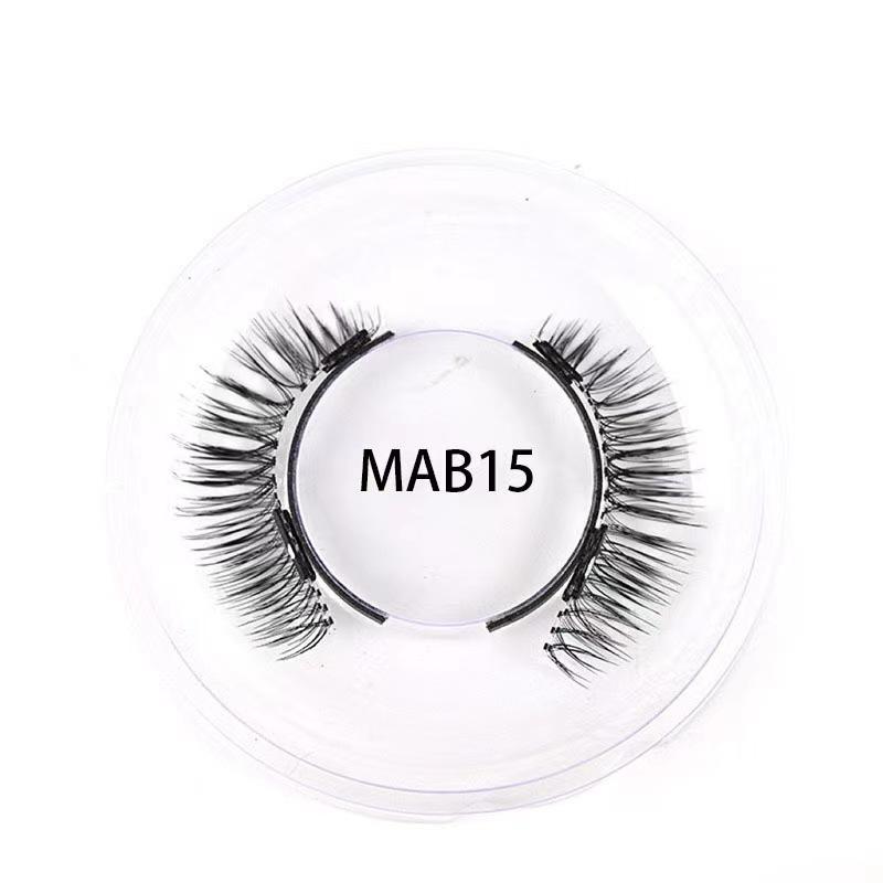 Reusable Magnetic Eyelashes No Glue Needed Magnetic Lash Kit with Clips Easy Application False Eyelashes for Beginners