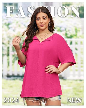 Imily Bela Womens Plus Size Tops Short Sleeve V Neck Tee Blouse Summer Loose Fit Casual Tunic Top XL-5XL Imily Bela Womens Plus Size Tops Short Sleeve V Neck Tee Blouse Summer Loose Fit Casual Tunic Top XL-5XL