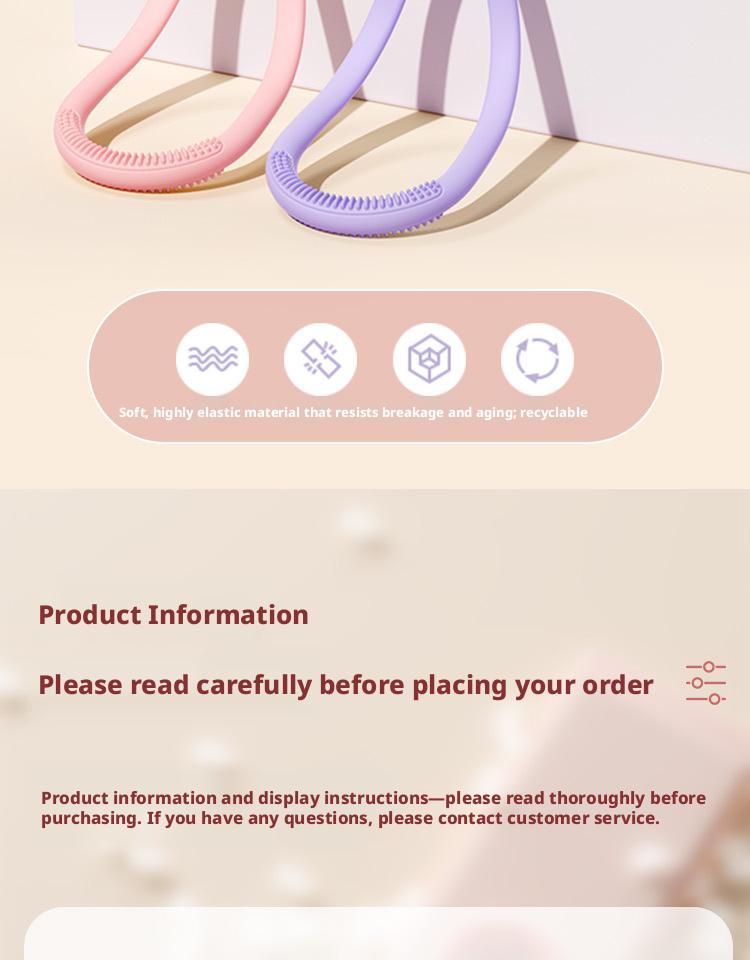 Women's figure-eight resistance band, used for arm and chest expansion, yoga, fitness, massage training equipment, stretching equipment