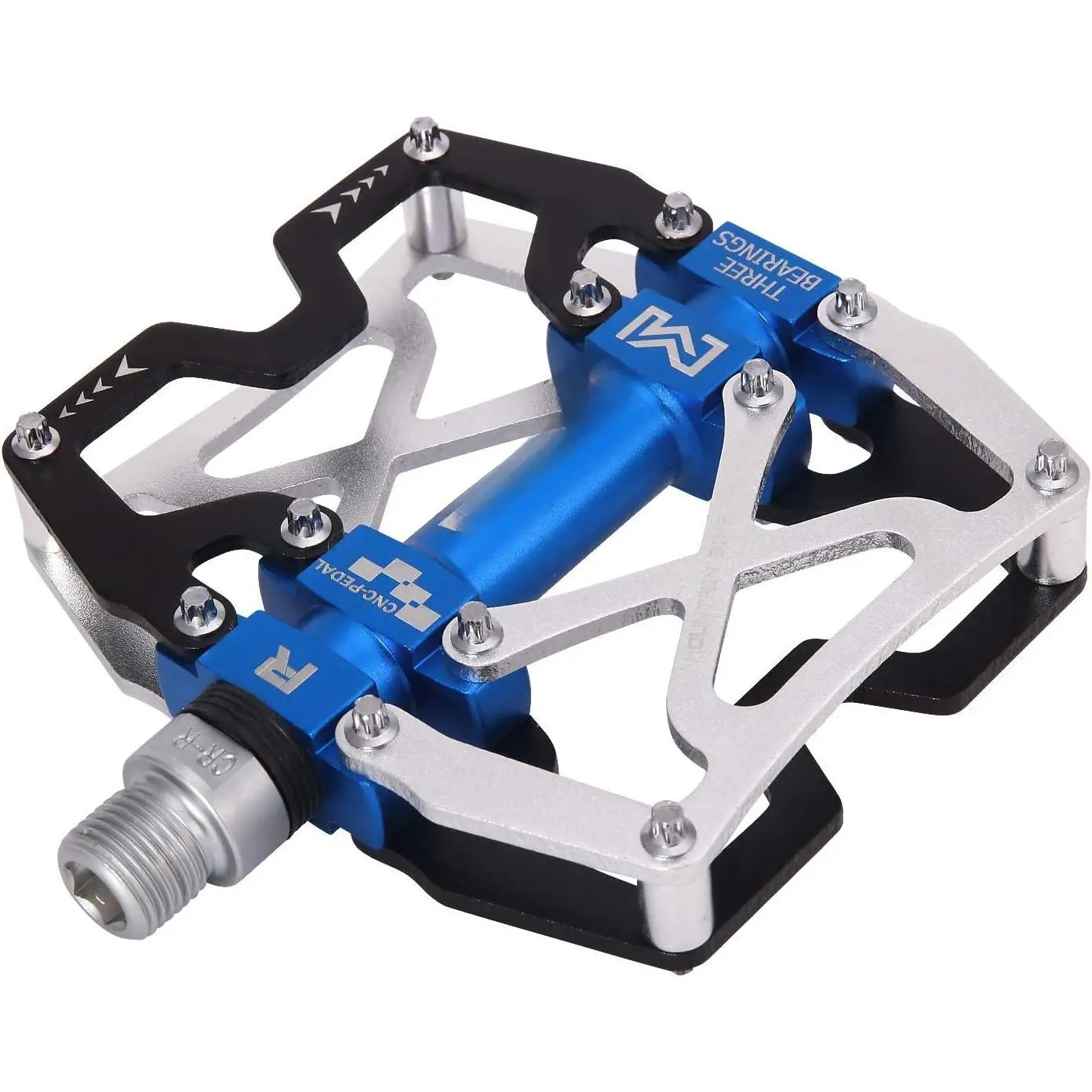 Mountain  Pedals, Ultra  Colorful CNC Machined 9/16" Cycling Sealed 3 Bearing Pedals