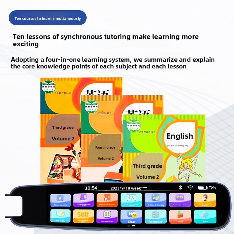 The Ultimate Smart Scanning Pen For All Subjects AI Powered Translation Device With Rechargeable Battery For Elementary Middle And