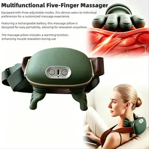 3D Heating Electric Massage Gun, Adjustable Speed, Deep Tissue Back and Neck Massage, Ergonomic Design, Unisex Gift, Model N7
