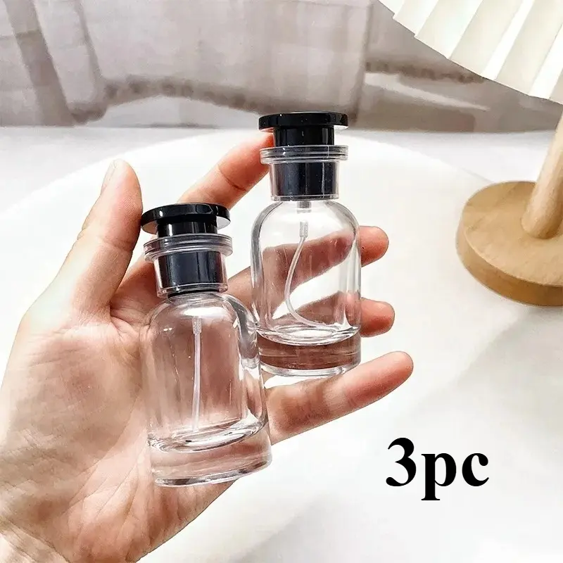 3PCS 30ml Perfume Bottle Spray High-end Glass Portable Travel High-end Perfume Bottle Empty Containers