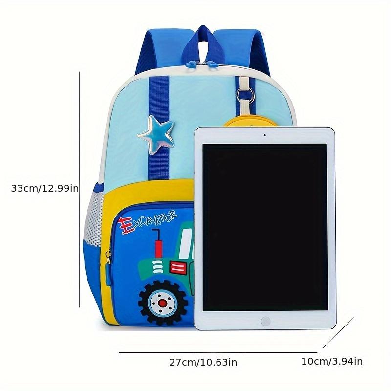 NewNewPreschool Backpack for Ages 3-6: Cute Tractor Design |             Lightweight & Easy-Clean!