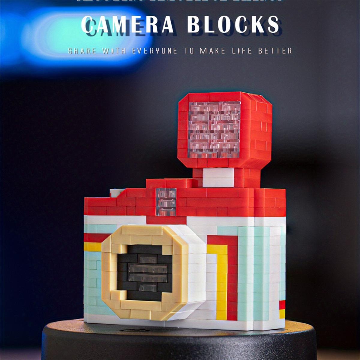 Mini Digital Camera Building Block Toy, Creative Building Blocks, Stem Building Blocks, Moc Blocks Set, Unisex Educational Gift for Kids, Birthday/holiday Present, Micro Part Assembly Kit