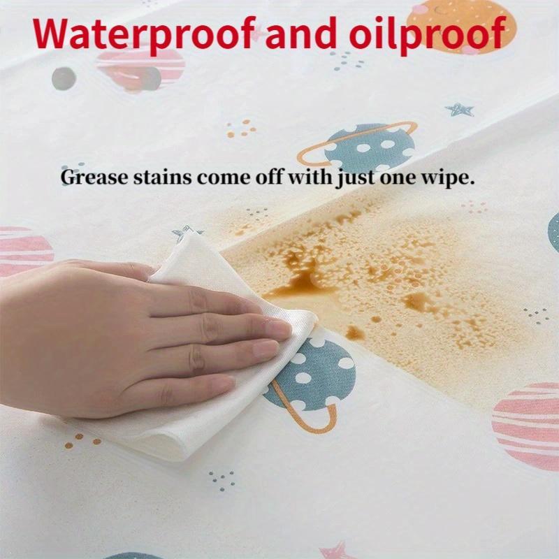 Cartoon Pattern Refrigerator Dust Cover, 1 Count Multi-functional Refrigerator Dust Cover with Pocket, Household Appliance Cover for Home Kitchen