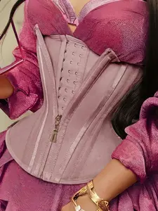 1 Count Women's Fitness Tummy Control Shapewear, Fajas, Waist Trainer Belt, High Compression Band, Slimmer Waist Cincher Minimalist Design, Breathable Mesh Sports Corset, Breathable Girdle, Trendy Underwear, Suitable for Daily,Yoga,Gym,Training