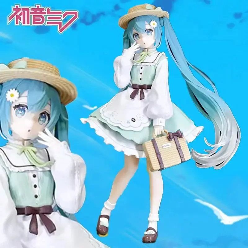 Genuine Fashion Hatsune Miku Country Anime Figure Toys Action Figurine PVC Model Collection Doll Birthday Gifts
