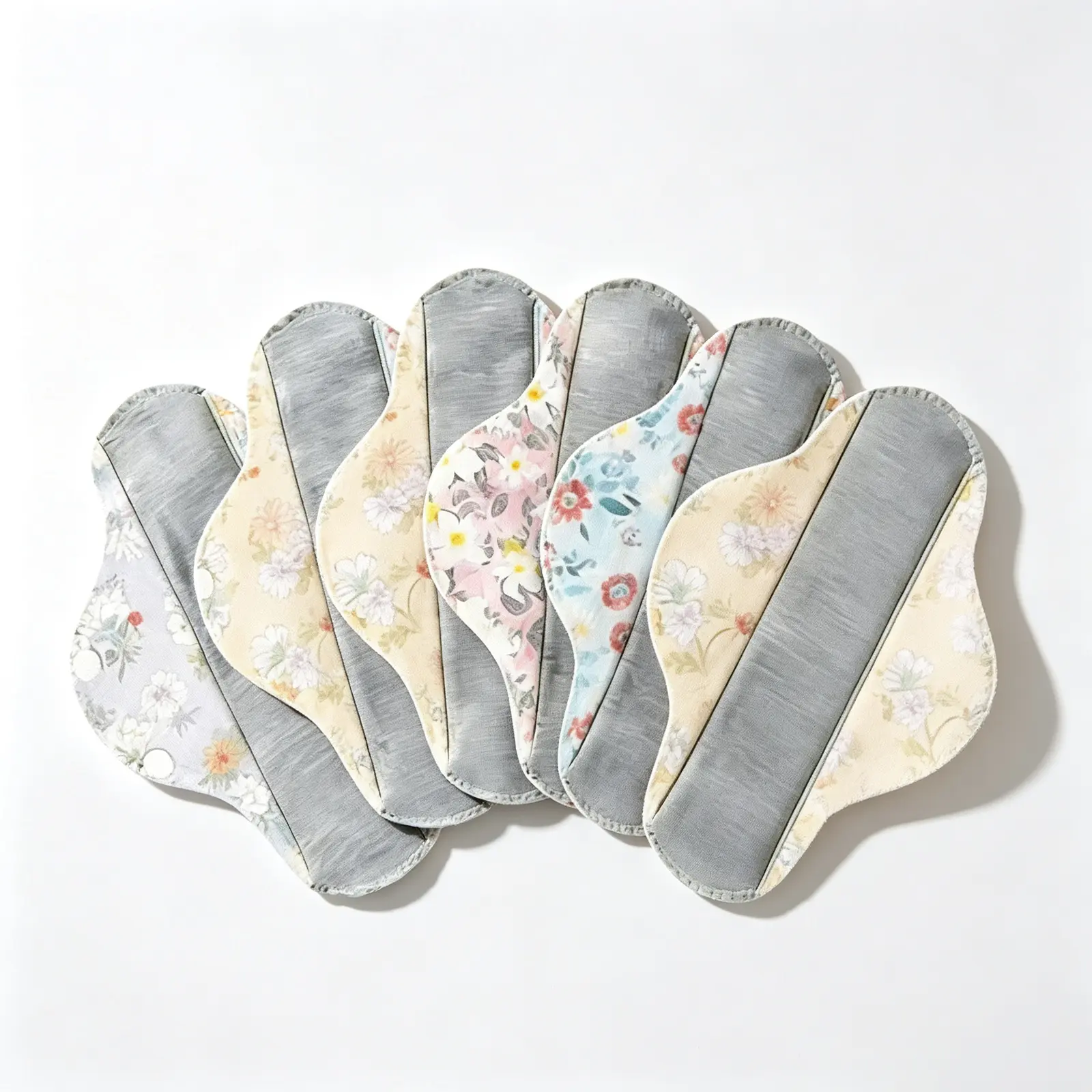 Reusable Washable Leak Resistant Care Liners, Breathable Organic Cotton Absorbent Pads for Women & Elderly Daily Care,Random Color.