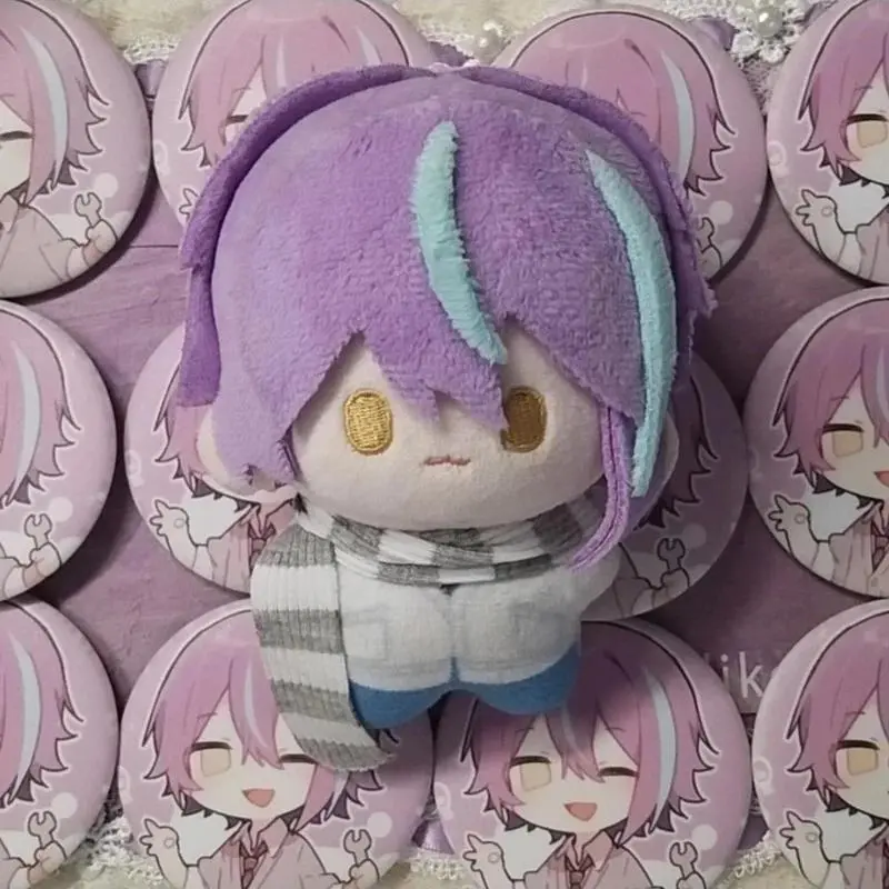 Kamishiro Rui Printed Body Cotton Doll Pendant, 10cm Anime Peripherals Fans Gift Project Sekai Colorful Stage Fanmade Plush Doll
