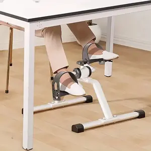 Aluminum Manual Pedal Exerciser with adjustable pedals and grips. Built with adjustable resistance for home gym, aerobic workouts and leg toning. No electricity required, an ideal choice for fitness enthusiasts.