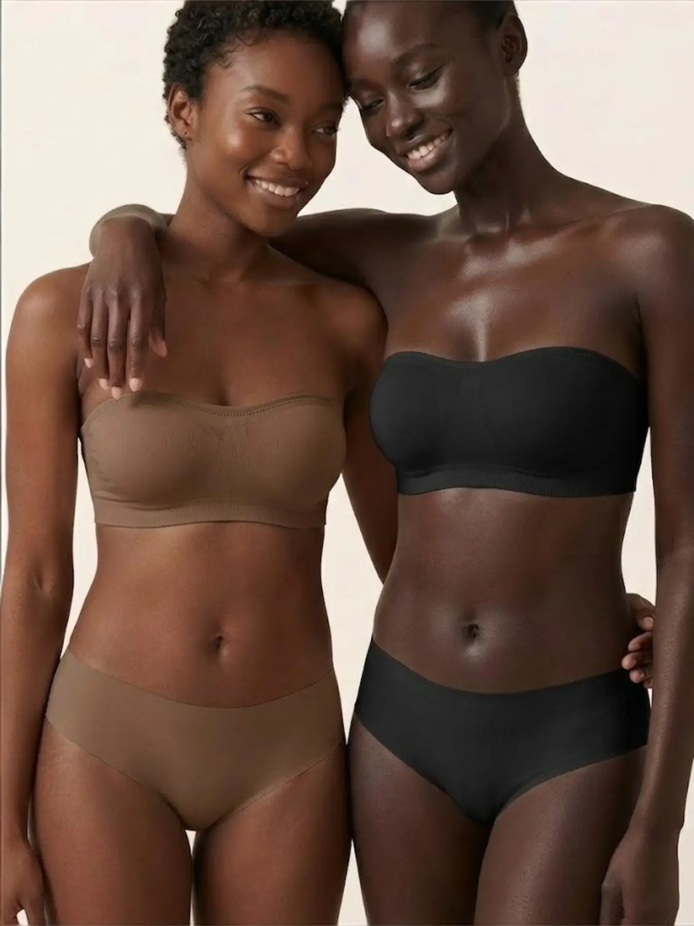 2-Pack Seamless Wireless Bralette Set, Non-Removable Pads, Sleeveless Design, Ideal for Evening Wear, Comfortable & Stylish