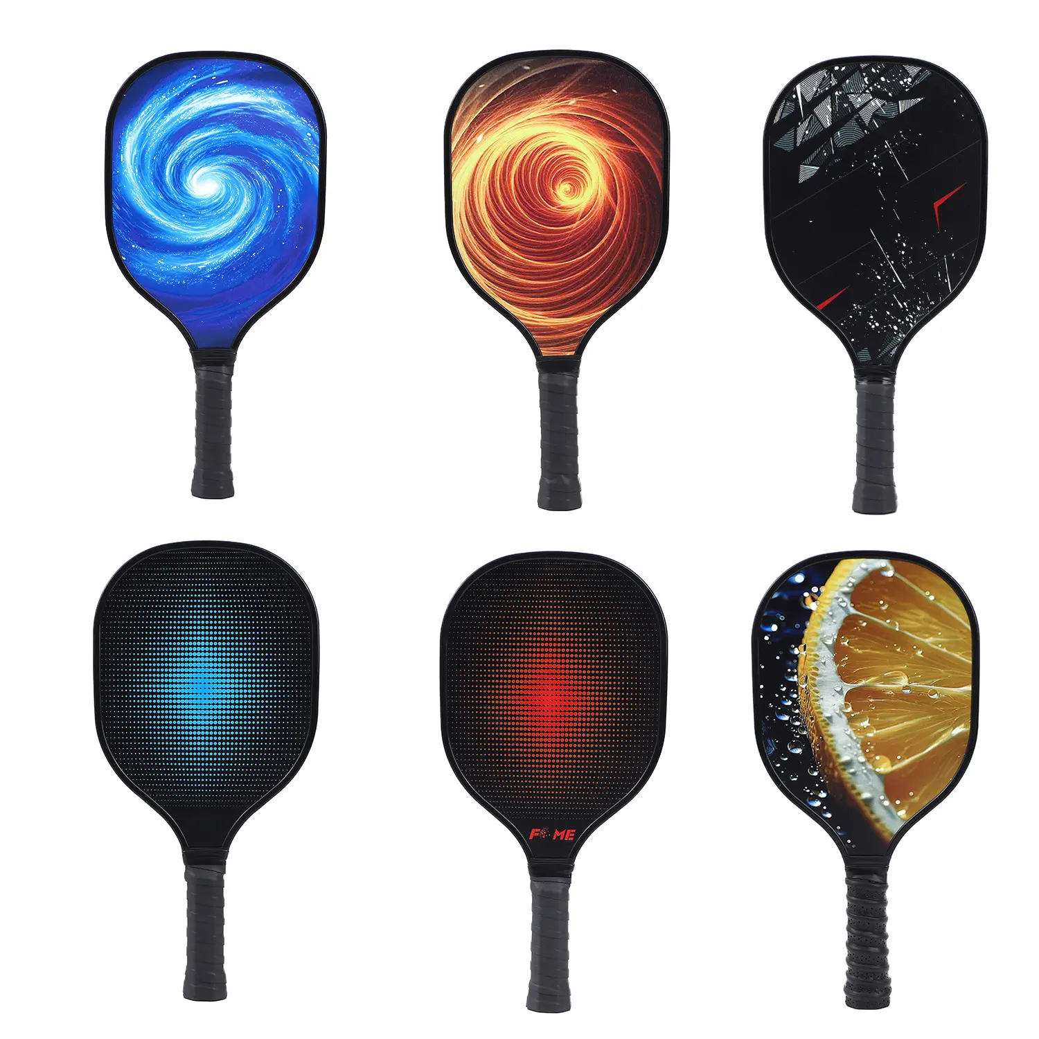 Poplar Wood Pickleball Paddles - Solid Panel, Lightweight Unisex Design, Edge Protection, Waterproof Finish for Beginner Kids' Outdoor Play