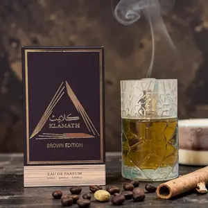 Klamath Brown Edition Eau de Parfum for Men & Women – Warm Coffee Vanilla Fragrance with Cardamom, Cinnamon & Praline | Unisex Spicy Gourmand Perfume 90ml