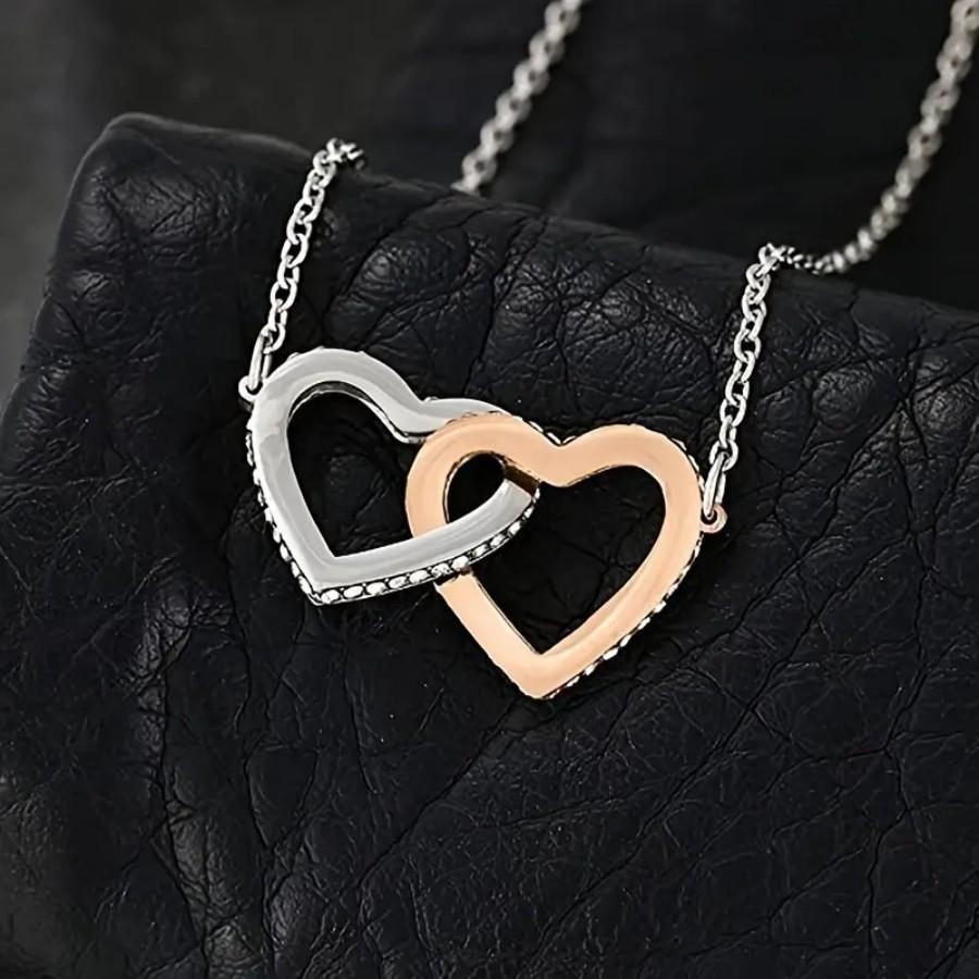 Mother’s Day Gift for Mom – Meaningful Heart Necklace with Love Message Card