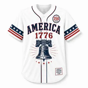 USA 250th Baseball Jersey,1776-2026 Button Top, Vintage Sports Jersey,independence day gift,250th anniversary gift,sporty geometric design,trendy casual loose fit,gym clothes men,sporty loose fit,good graphic tees,july outfit,summer festival,gifts for him