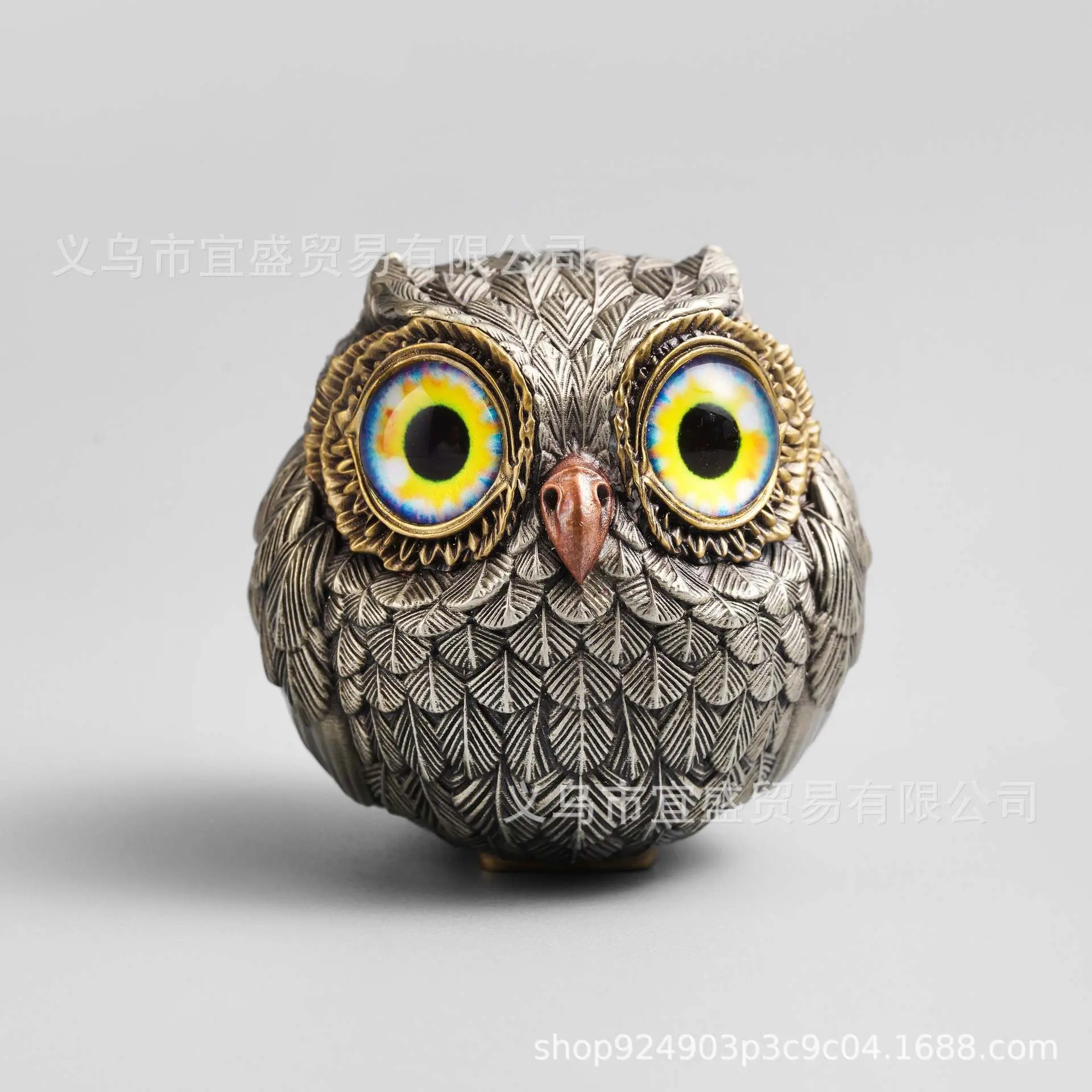 Owl Beads Pendant New Owl Resin Craft Ornament Home and Garden Ornament