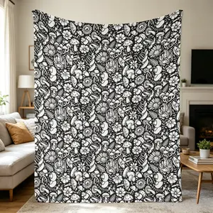 Color-Your-Own Blanket for Kids & Adults Creative Artistic Blanket  Soft Funny Throw Blanket Cozy Lightweight Plush Portable Cover Blanket For Sofa,Warm Gift For Birthday,Christmas,Suitable as a gift sizes 60*80,30*40 ,40*50 50*60