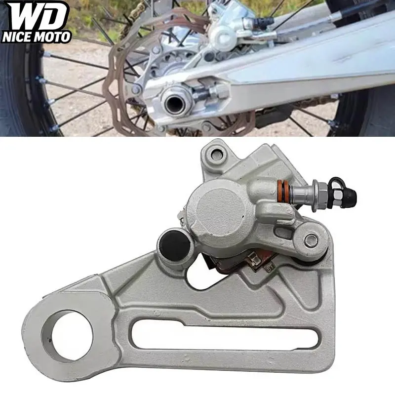 Wd Nice Moto Motorcycle Rear Brake Caliper, Compatible with Husqvarna, Ktm, Sx, Xc, Sxf, Xcf, Xcw, Xcfw, Exc, Excf, Smr, Fc, Fe, Tc, Te, 125-530