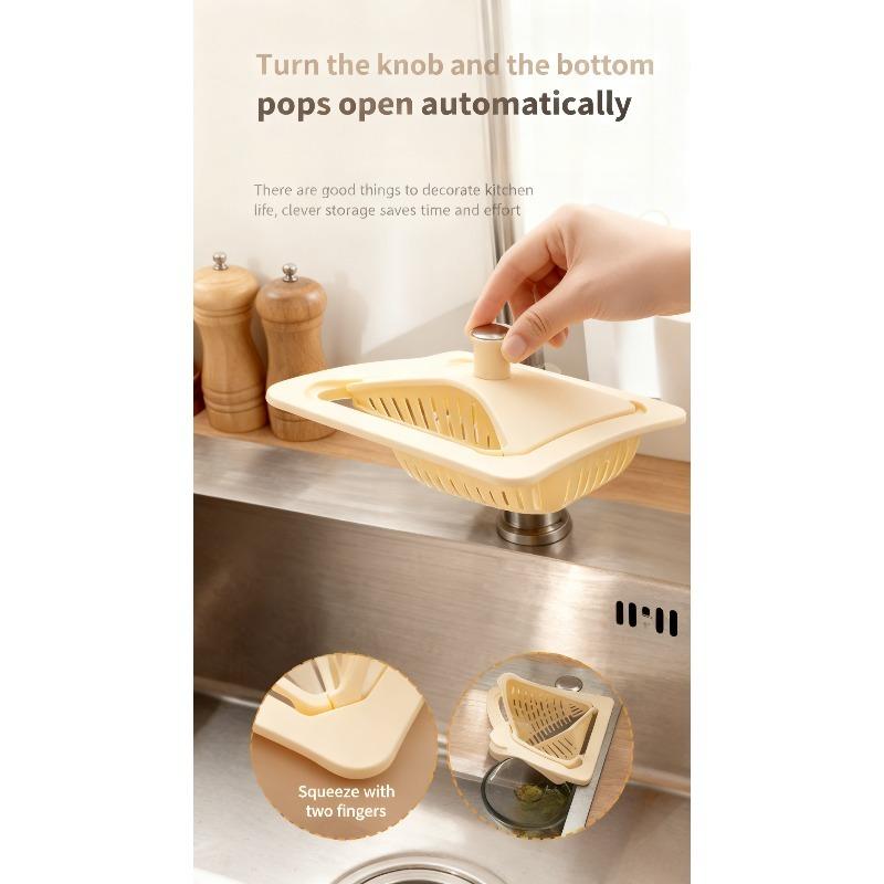 [Event limited-time discount price] New magnetic suction hanging drain basket, kitchen cleaning food residue storage rack, sink filter basket