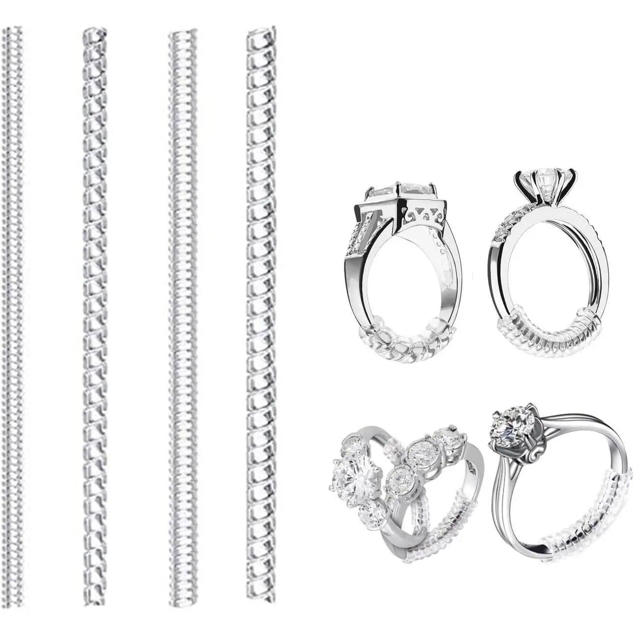 Ring Sizers for Loose Rings,Ring Guards Adjuster for Loose Rings Women