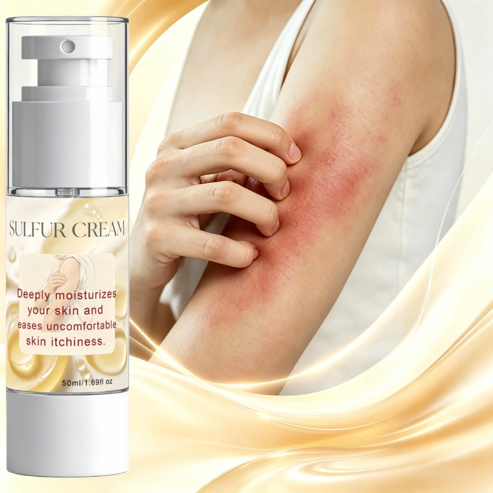 Hydrating  Body Lotion with Sophora Flavescens Root Extract, Plant-Derived Squalane & Panthenol, Long Lasting Deep Moisturizer for Dry Skin, Soothe Uncomfortable Dry Itchy Skin, Daily Gentle Mild Full Body Skin Care for All Skin Types