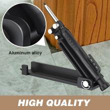 Multi-function Scribing Tool- Construction Pencil- Aluminum Alloy Scribe Tool with Deep Hole Pencil,DIY Woodworking Scribe Gauge Scriber Line Maker Measuring Tool,Gifts For Men(5.5Inch BLACK)