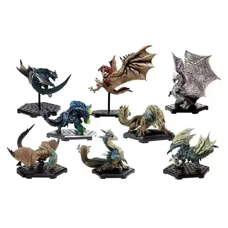 2026 new Genuine Scale Model Monster Hunter Rise of Dawn Series Male VALSTRAX Rathalos Nargacuga Velkhana Action Figure Toys