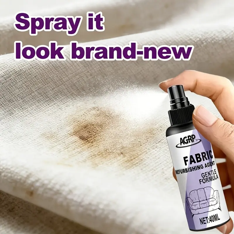 No-Rinse Fabric Stain Remover Spray with Effective Stain Removal for Sofas, Mattresses, Carpets & Car Seats, Low-Moisture Upholstery Cleaner with Minimal Surface Residue, Multi Functional Cleaner