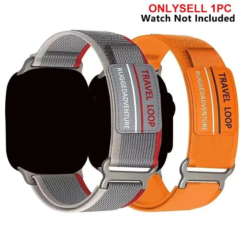 Nylon Watch Band, Smartwatch Compatible Bands, Watch Band for Apple Watch Ultra Band 44mm 49mm 42mm Sport Band, Bracelet for iWatch Series 9 7 6 5 8 SE, Smartwatch Strap, Smart Watch Straps, Smart Watch Accessories