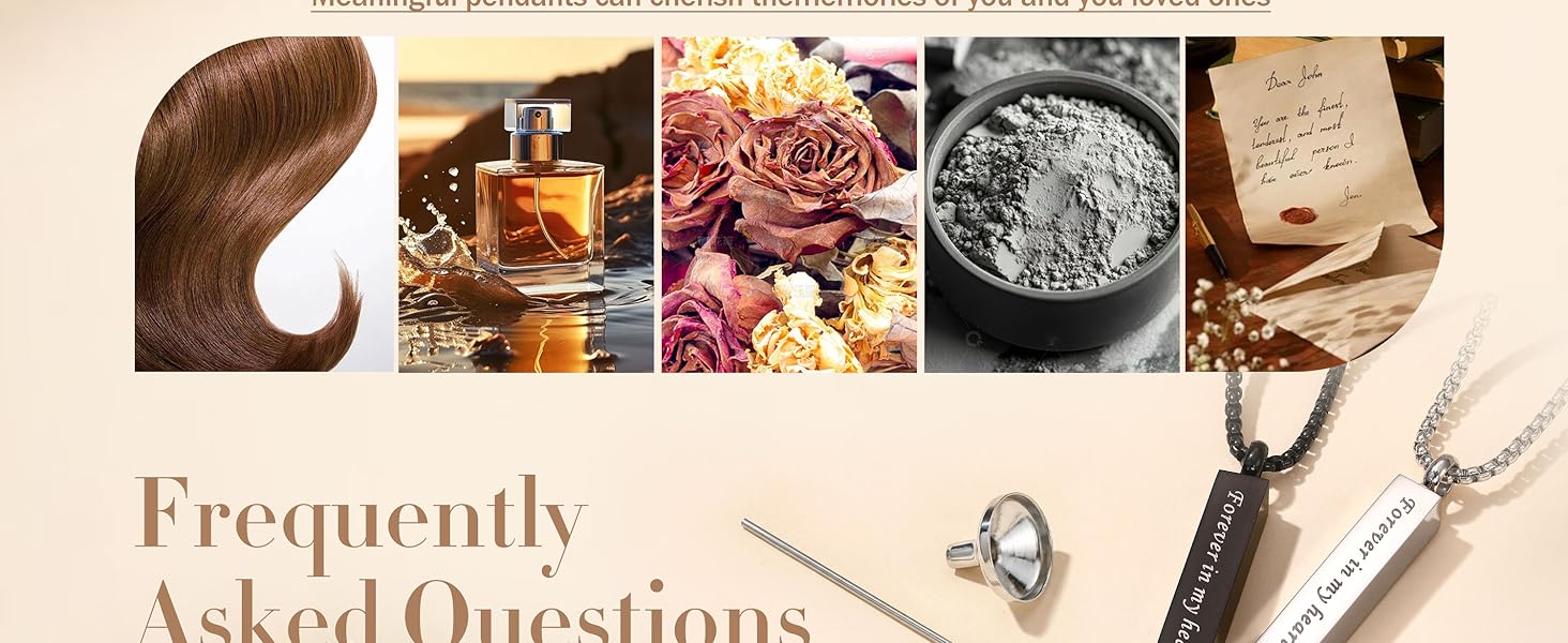 YADOCA 2 Pcs Urn Necklace for Ashes Men Women Keepsakes for Ashes Black Silver Stainless Steel Bar Pendant Necklace Memorial Cremation Jewelry for Lost Love with Engraved Saying