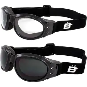 Eyewear  Red Baron  &  Goggles Clear and Super Dark Lenses for -Weather, ATV, Biker,  , and Dust Protection