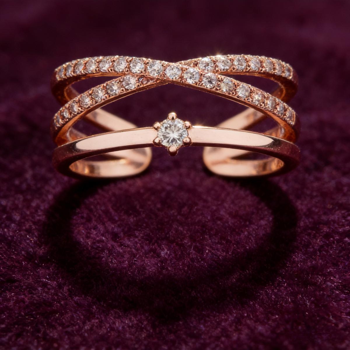 Women's Adjustable Open Cross Ring, Perfect for Dates, BFF Gifts, Parties, Gatherings & Daily Wear