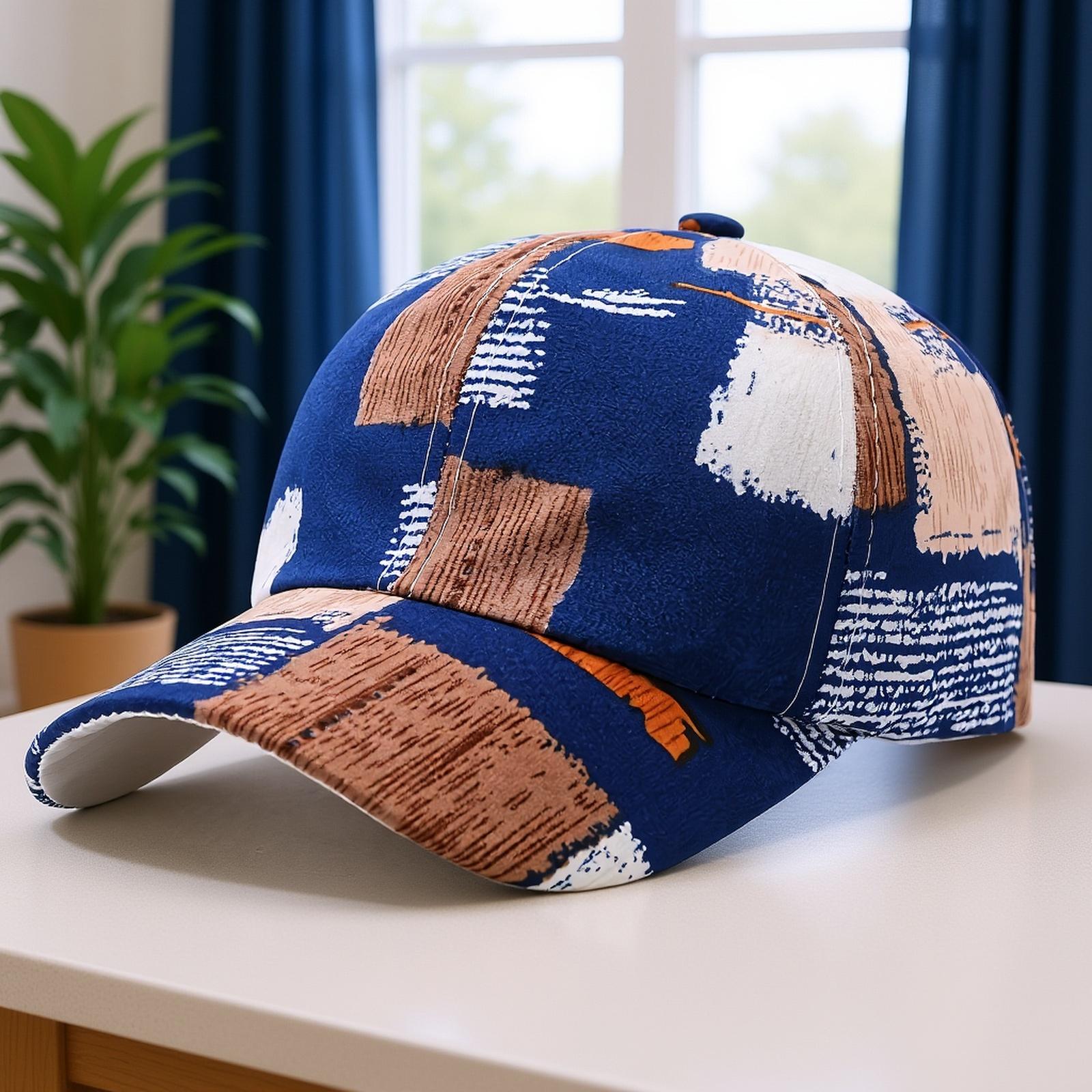 New Trendy Graffiti Checkered Unisex Baseball Cap