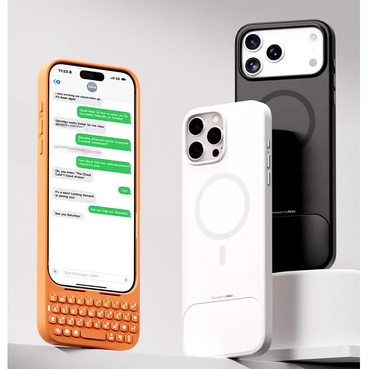 Mobile phone keyboard for iPhone 16/17 Pro MAX, wired external keyboard