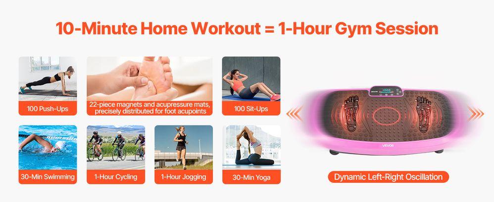 Christmas present Vibration Plate Exercise Machine Full Body Fitness with Magnetic Acupoints Christmas present Vibration Plate Exercise Machine Full Body Fitness with Magnetic Acupoints