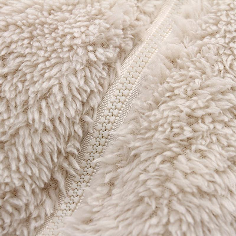 Newborn Baby Boys Girls Winter Jumpsuit Cute Bear Snowsuit Fleece Long Sleeve Footed Hooded Zipper Romper Winter Coat Outwear Warm Outfits