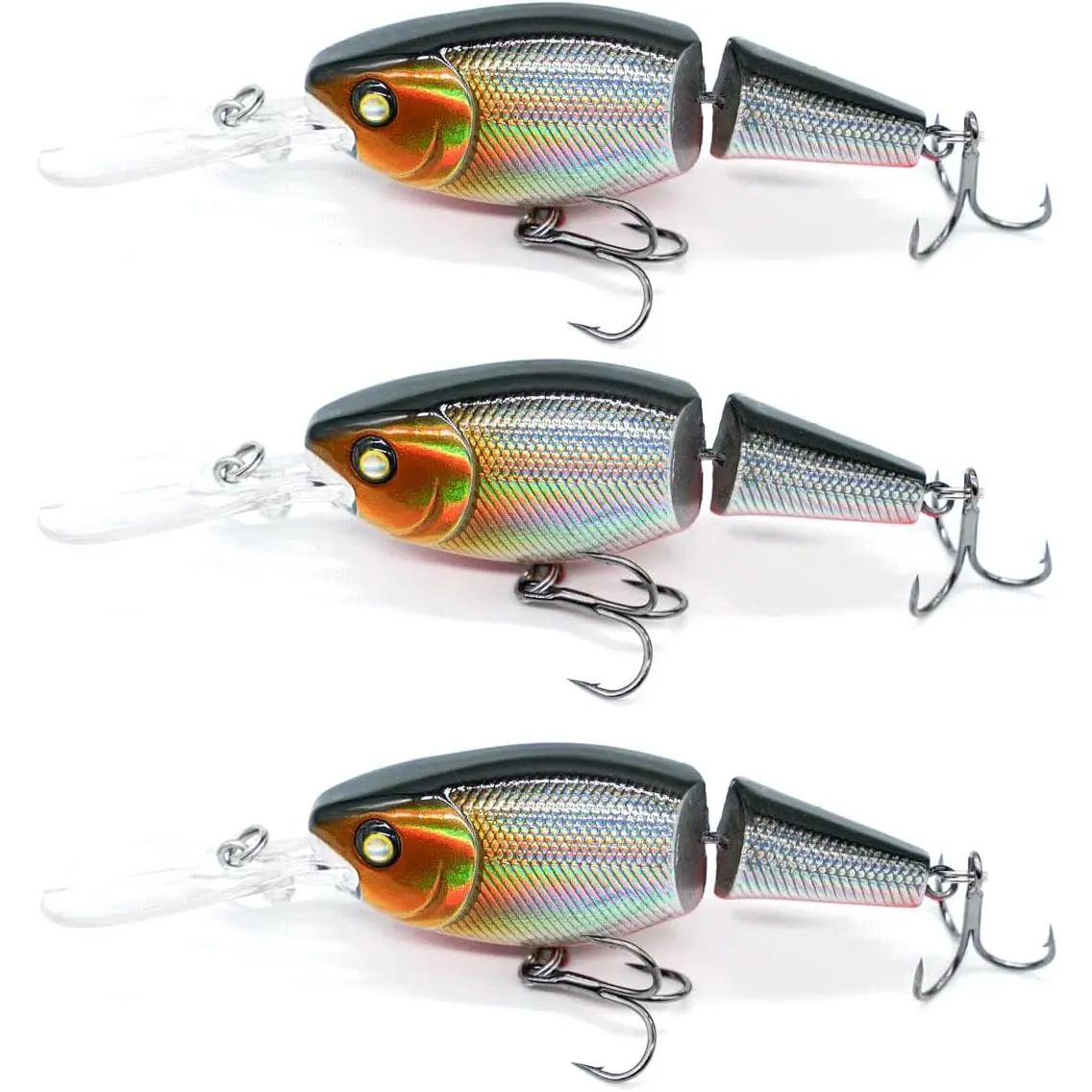 Walleye Fishing Lures, Jointed Crankbait, Glide , Trout Fishing Gear, Bass Lures Freshwater, Fishing Tackle