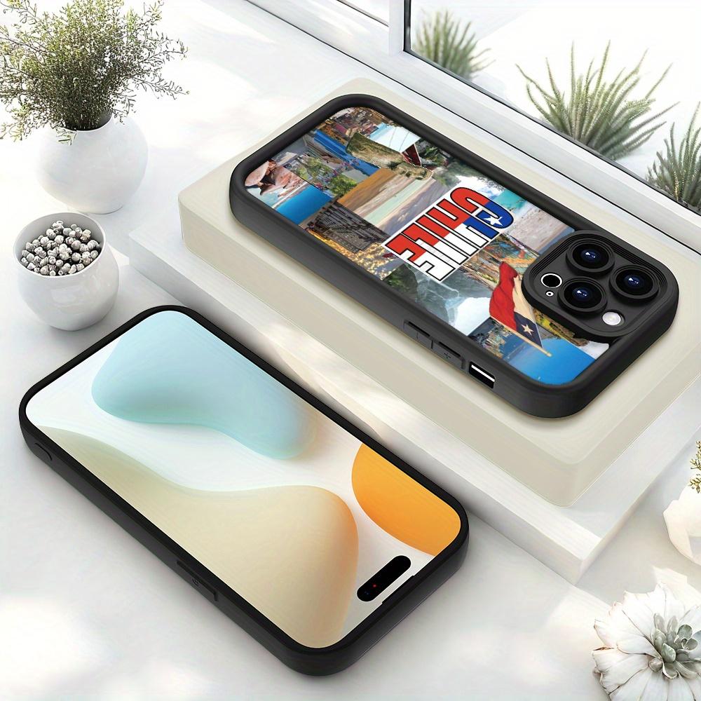 Chilean Flag - Cultural Landscape Collage Pattern - UV Printed Case Suitable for iPhone 17 E Air Pro ProMax iPhone16 15 14 Plus 13 12 Mini 11 X XS XR, Offers Shock Protection,Trendy Style,Making It The Ideal Choice for Phone Cases to Decorate Your Phone.