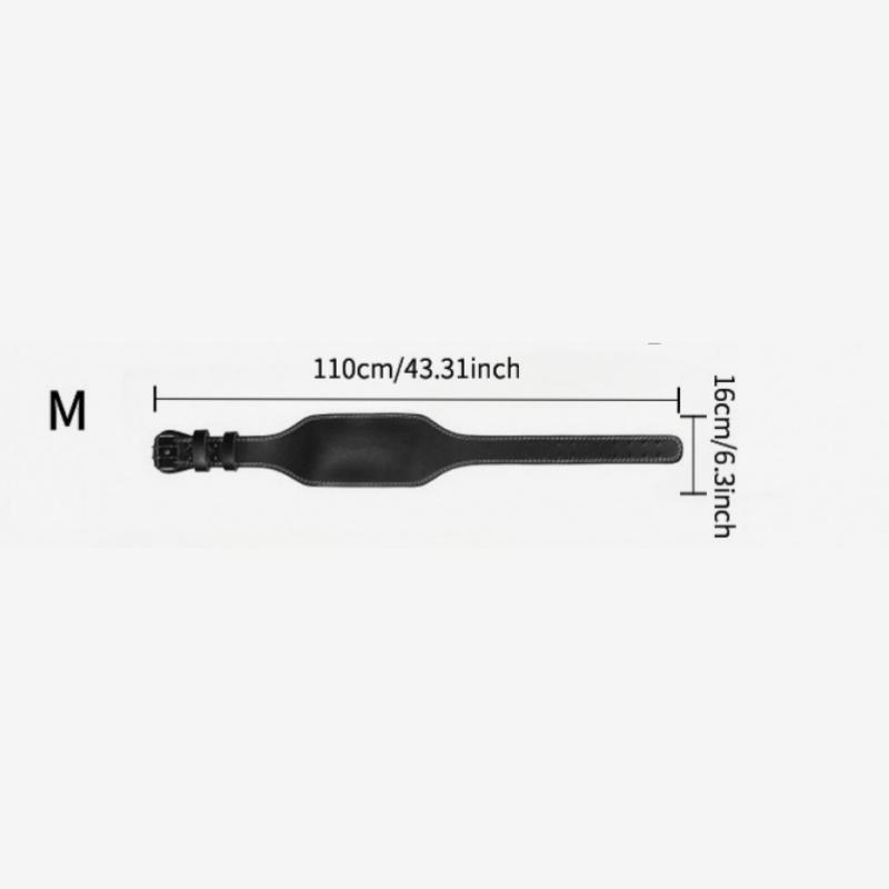 Cross-Border Fitness Waist Support Belt PU Leather Waist Support for Men Deep Squat Deadlift Professional Training Gear Weightlifting Belt