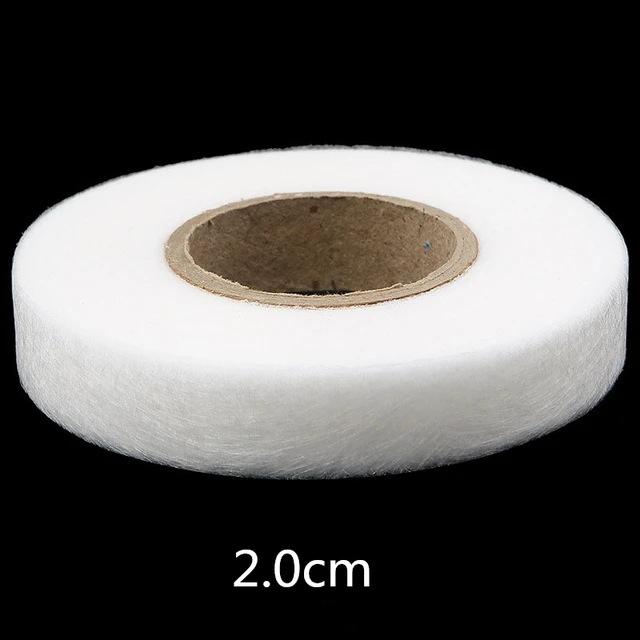 2pcs 2cm x 60m Non-Woven Fusible Bonding Tape, Iron-On Hem Tape for Home DIY Sewing