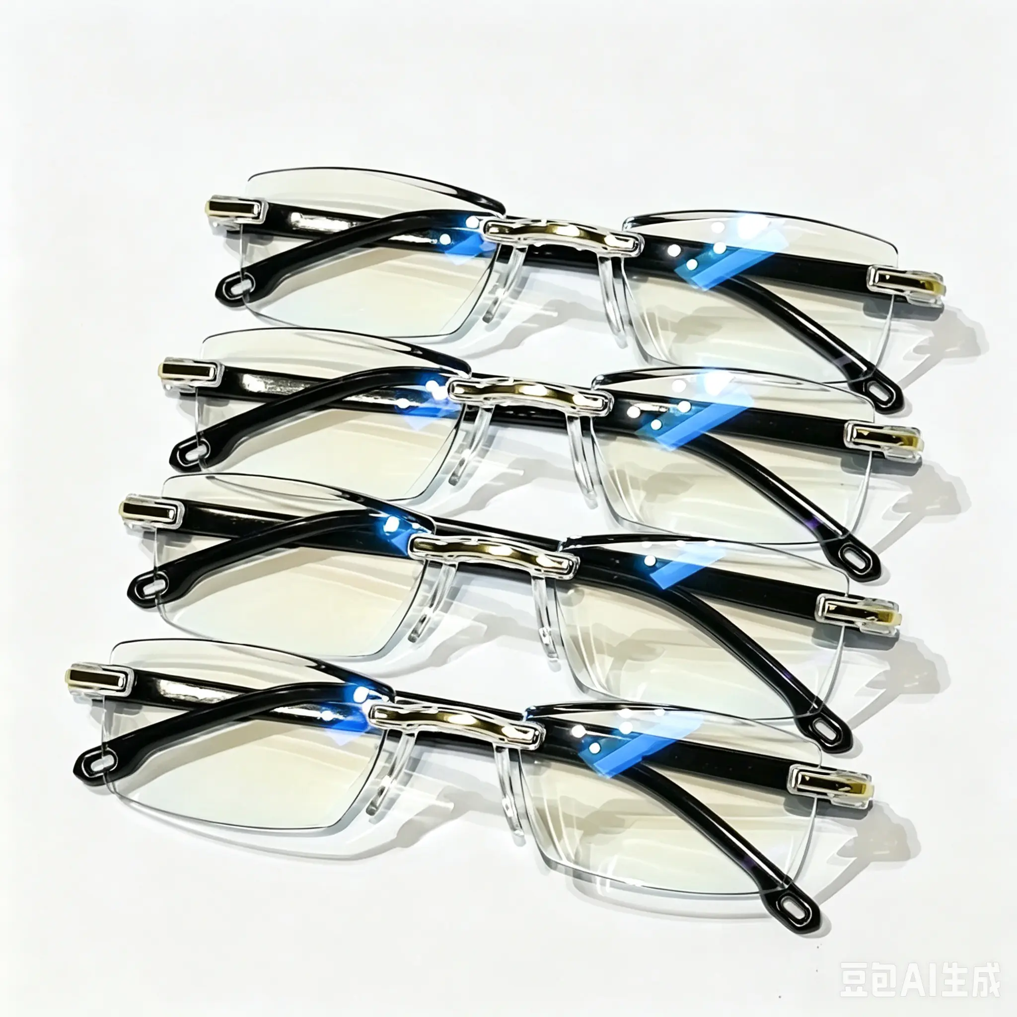 4-pc 2026 Smart Auto Focus Glasses for Women Men,Self Adjusting Glasses Far and Near Vision,Anti-Blue Reading Eyewear