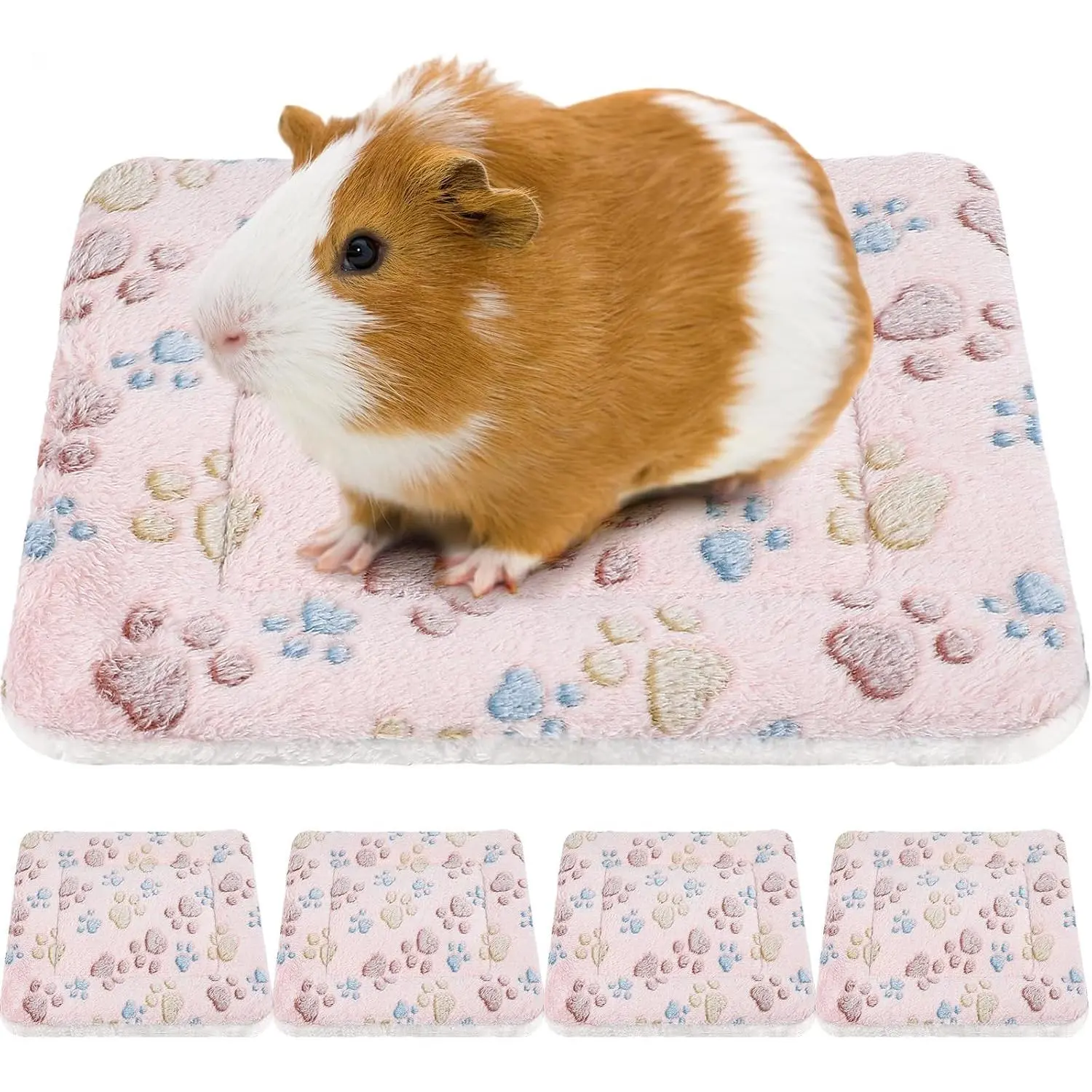 4 Pack Soft  Bed Mat Small  Crate Fleece |  Soft  Beds Mat Small  Crate Fleece,13 X 10 Inches,Light Brown