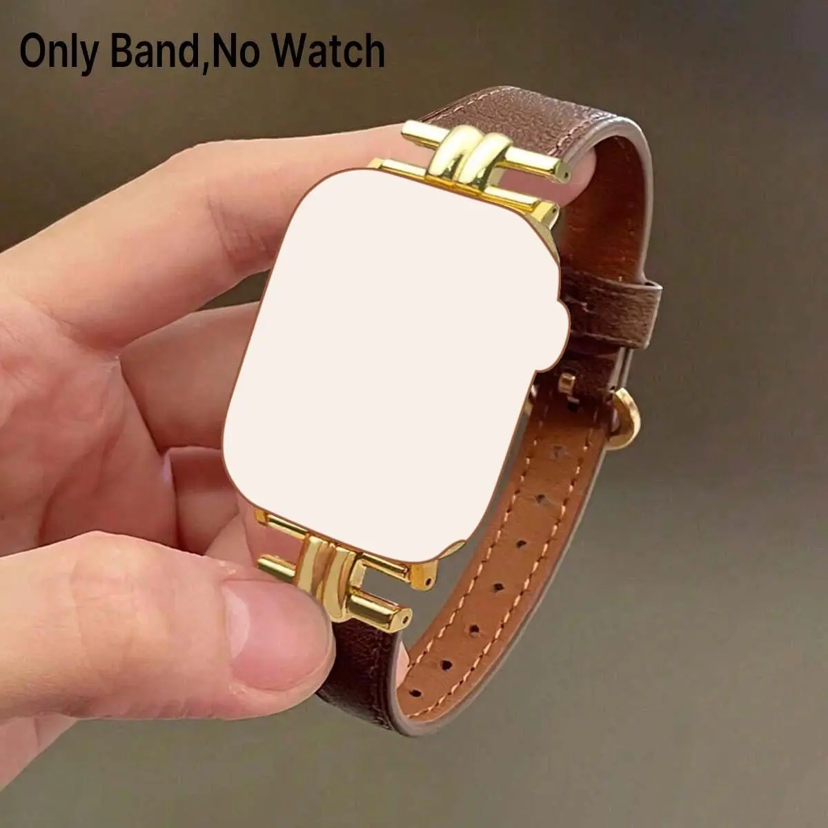 Adjustable Artificial Leather Watch Band for Apple Watch Series Ultra 3 2 1 Se S11 10 9 8 7 6 5 4 3 2 1, Compatible Replacement Smartwatch Strap, Smart Watch Straps, Smart Watch Accessories