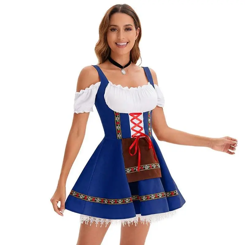 Halloween party clothes masquerade cosplay costumes stage costumes beer girl dress