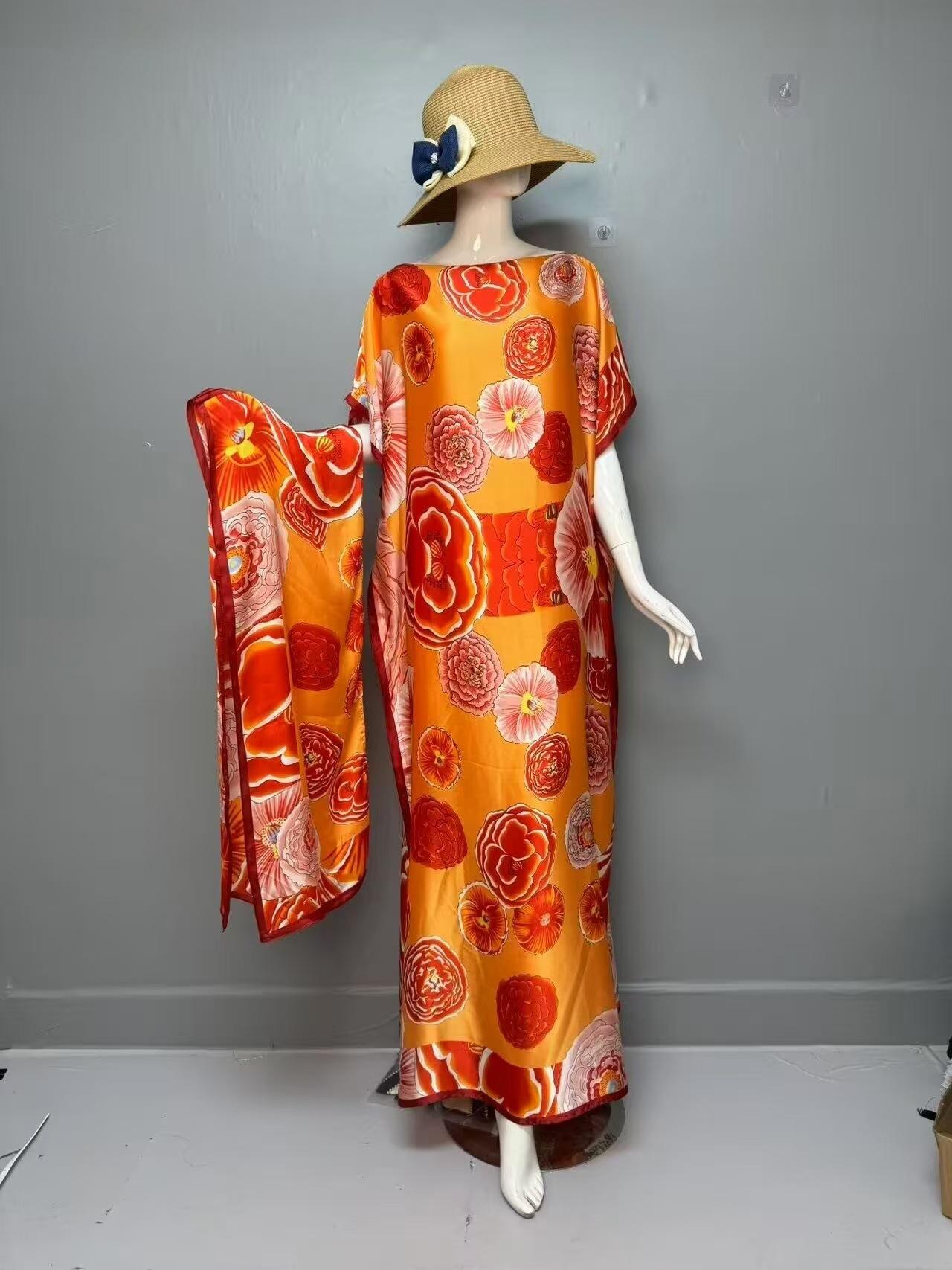 Women's Leopard Print Long Sleeve Kimono & Bandana Set, Casual Open Front Outerwear & Square Scarf Set for Beach Vacation, Beach Cover Up, Ladies Clothes Accessories for All Seasons