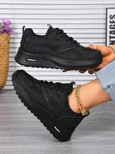 2026 New Women's Shoes, Thick Sole Dad Sneakers, Ultra-Light Height-Boosting Sports Shoes, Casual Breathable Mesh Running Shoes, High Street Style