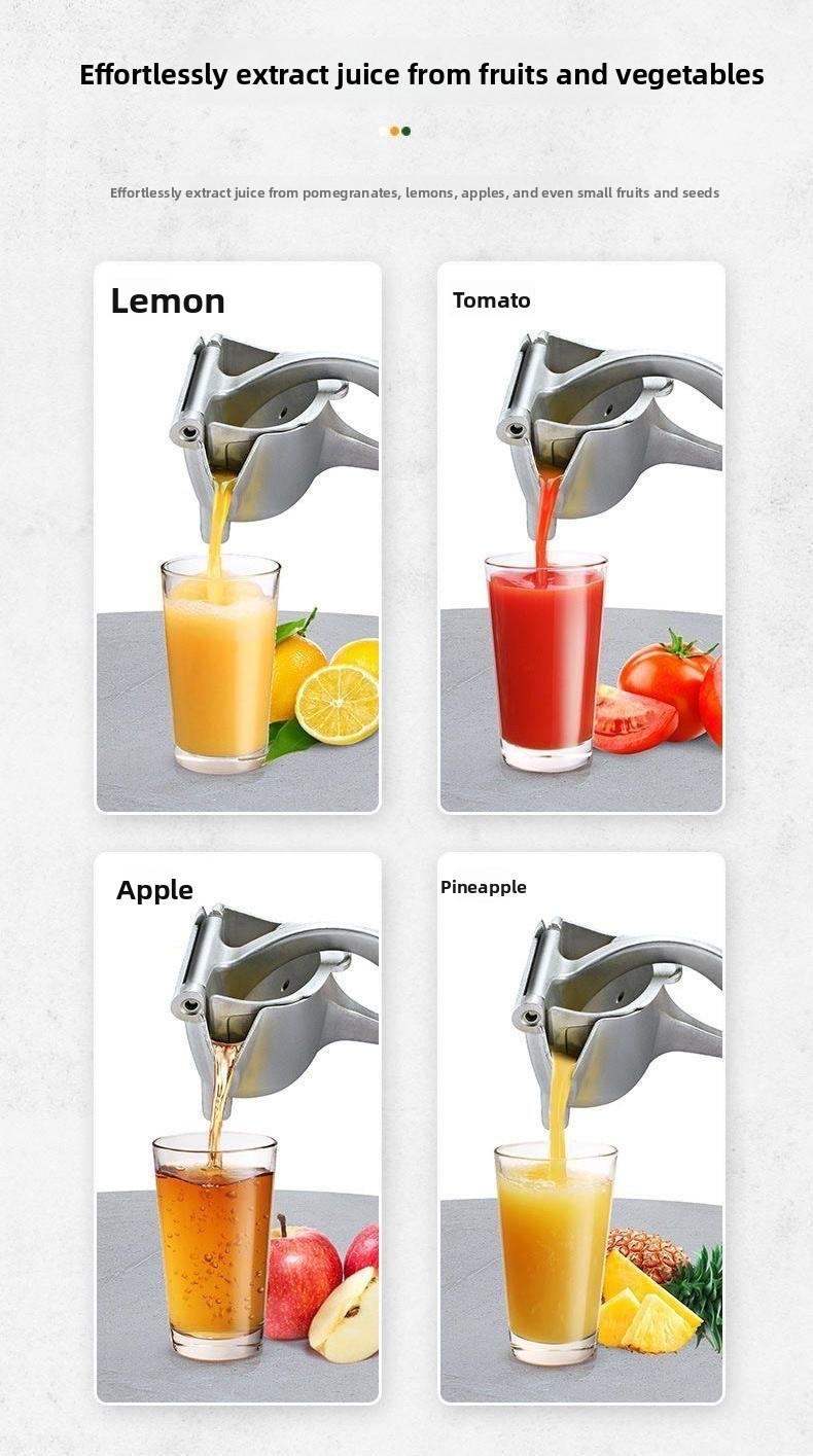 Detachable Manual Aluminum Alloy Juicer