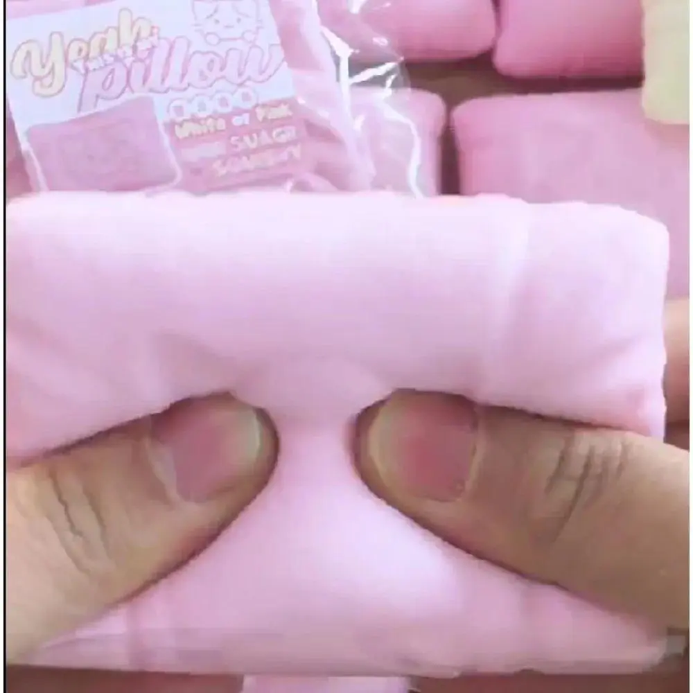 Cute Look Unisex Slow Rising Squishy Simulated Cat Pillow Squeeze Toy, Soft Foam High-Elastic PU Stress Relief Sensory Fidget Toy for Kids with Anxiety ADHD Autism